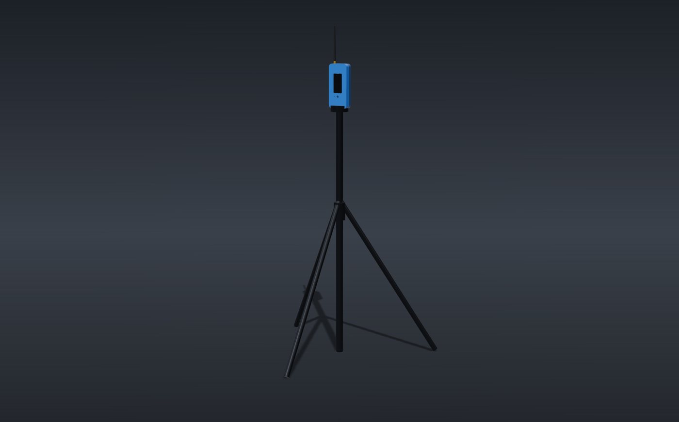 三脚に立てたGate受信機